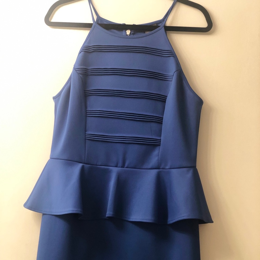 Bisou Bisou blue cocktail dress...